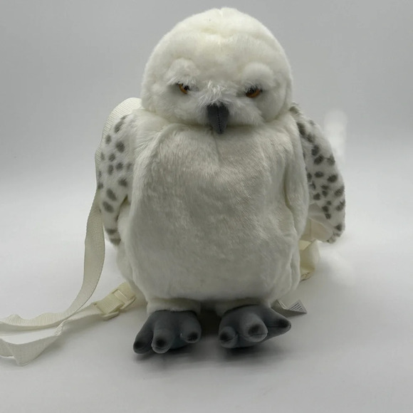 Harry Potter Hedwig Plush Backpack Wizarding World Universal Studios NWOT Owl - Picture 1 of 6